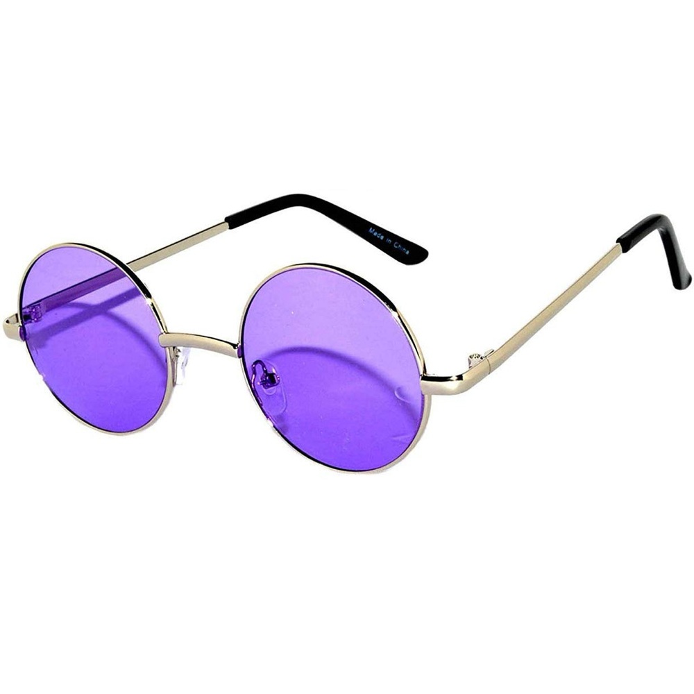 SOLD❌ NWT• Retro Unisex, Purple Oval Sunglasses🌟 - Picture 1 of 7